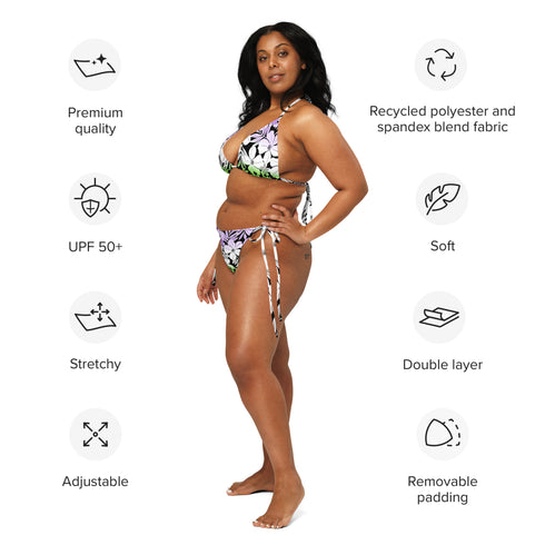 Genderqueer Pride Aloha String Bikini